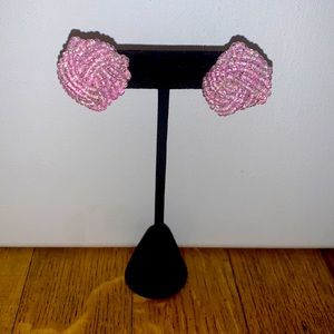 2/$15 Vintage Beaded Czechoslovakia Earrings